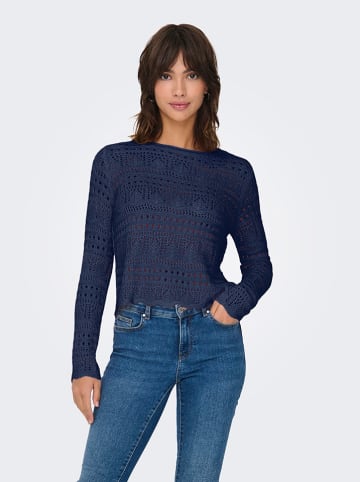 JDY Pullover in Dunkelblau