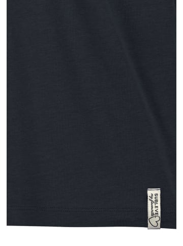 Sublevel 2er-Set: Shirts in Dunkelblau/ Weiß