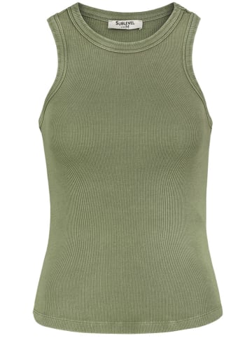 Sublevel Top w kolorze oliwkowym