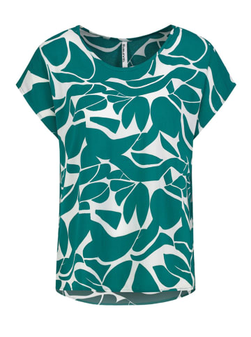 Sublevel Blouse turquoise/wit