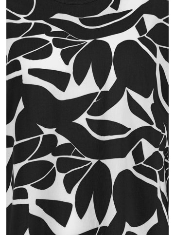 Sublevel Bluse in Schwarz/ Weiß