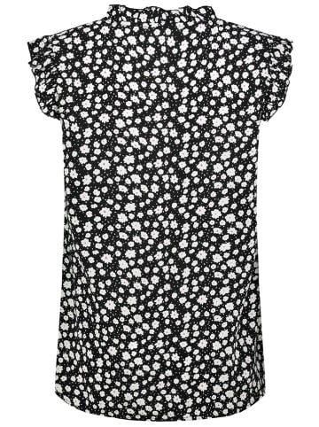 Sublevel Bluse in Schwarz/ Weiß