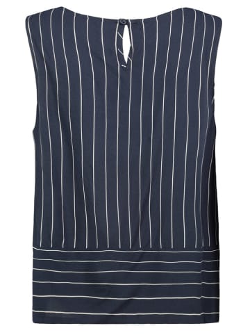 Fresh Made Blousetop donkerblauw/wit