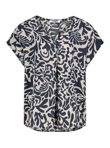 Sublevel Blouse donkerblauw/wit