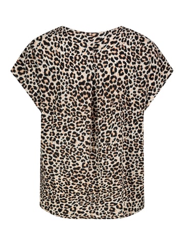 Sublevel Bluse in Hellbraun/ Schwarz/ Beige