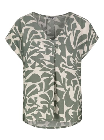 Sublevel Blouse olijfgroen/wit