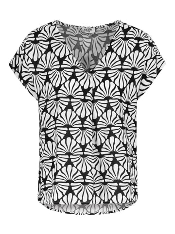 Sublevel Bluse in Schwarz/ Weiß