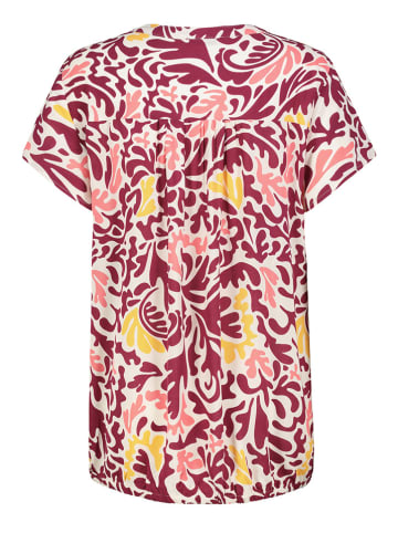 Sublevel Bluse in Bordeaux/ Weiß
