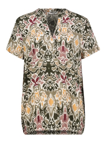 Sublevel Blouse olijfgroen/oudroze