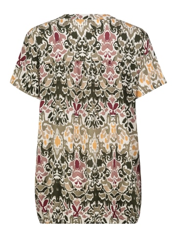 Sublevel Blouse olijfgroen/oudroze