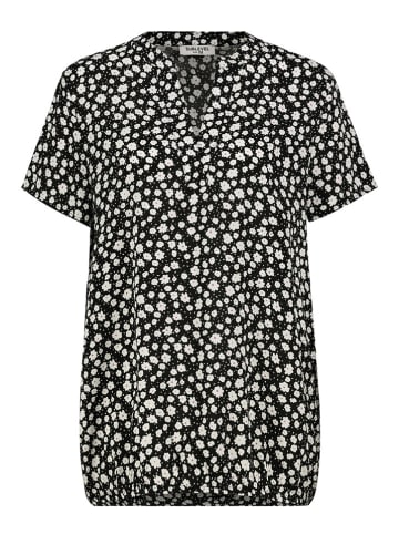 Sublevel Bluse in Schwarz/ Weiß
