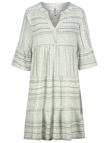 Sublevel Kleid in Mint/ Weiß