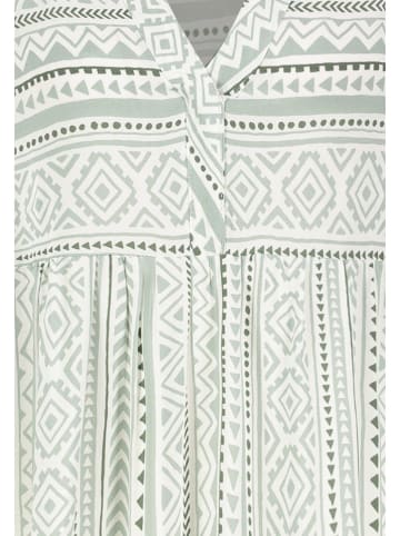 Sublevel Kleid in Mint/ Weiß
