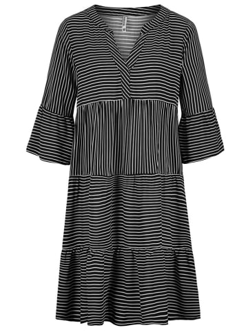 Sublevel Kleid in Schwarz/ Weiß