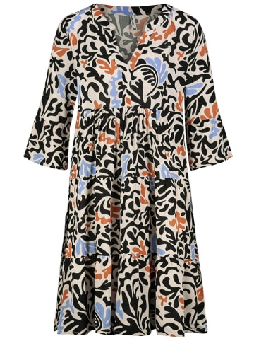 Sublevel Kleid in Schwarz/ Weiß/ Hellblau