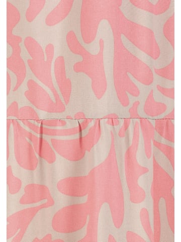 Sublevel Kleid in Rosa/ Weiß