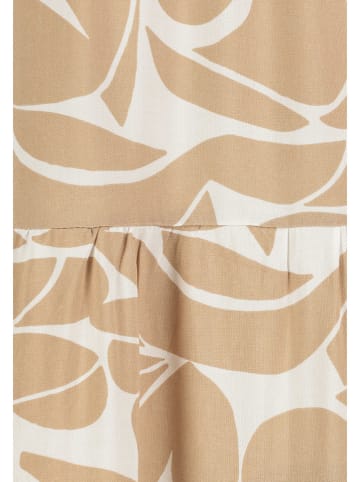 Sublevel Jurk lichtbruin/wit