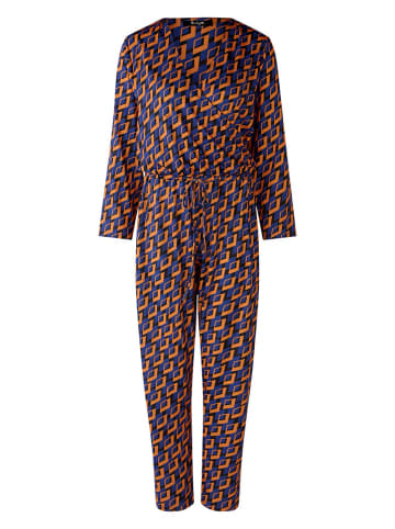 Miss Lagotte Jumpsuit in Blau/ Orange