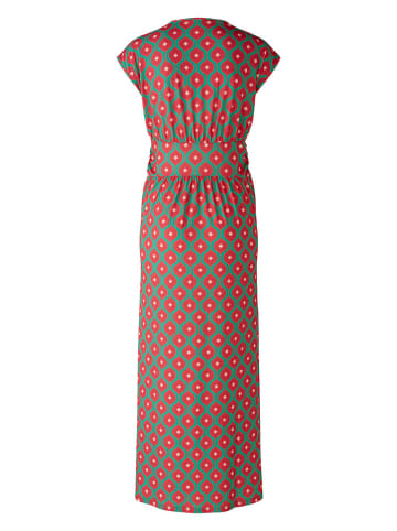 Miss Lagotte Kleid in Grün/Rot