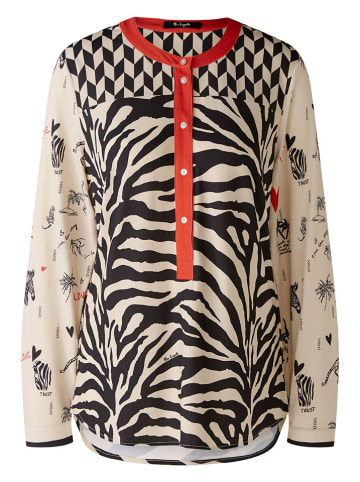 Miss Lagotte Bluse in Creme/Schwarz