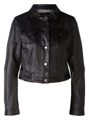 Miss Lagotte Lederjacke in Schwarz