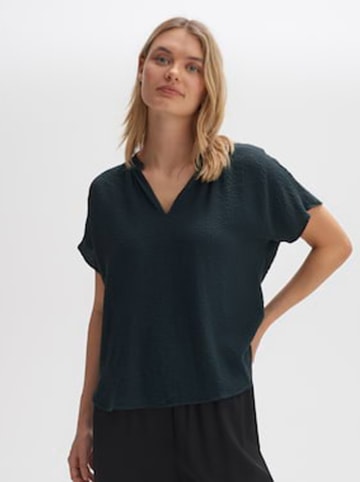 OPUS Bluse in Dunkelgrün