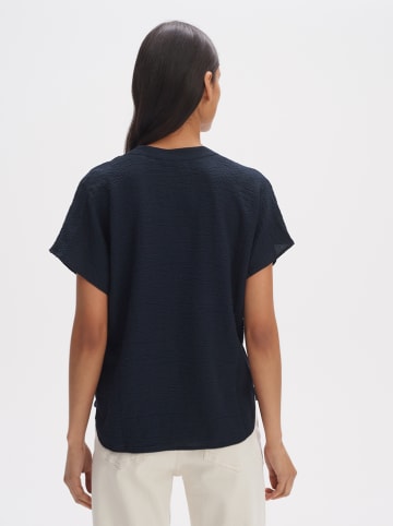 OPUS Bluse in Dunkelblau