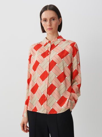 Someday Bluse in Rosa/ Rot/ Beige