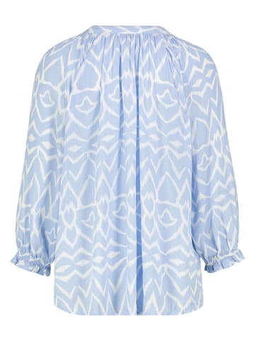 Eight2Nine Bluse in Weiß/ Hellblau