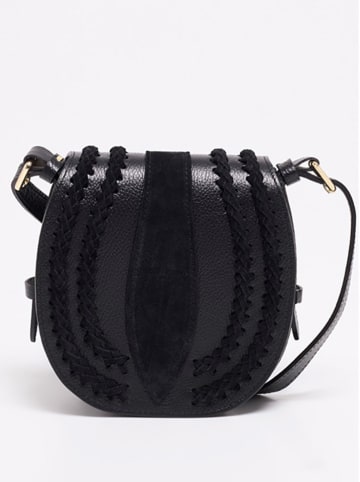 Victor & Hugo Paris Leren schoudertas "Mets" zwart - (B)20 x (H)20 x (D)8 cm