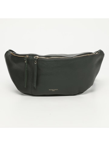 Victor & Hugo Paris Leder-Gürteltasche "Alia" in Schwarz - (B)46 x (H)23 x (T)13 cm