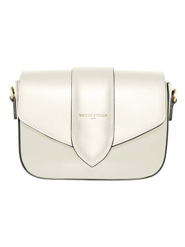 Victor & Hugo Paris Leren schoudertas "Julia" wit - (B)22 x (H)16 x (D)5,5 cm