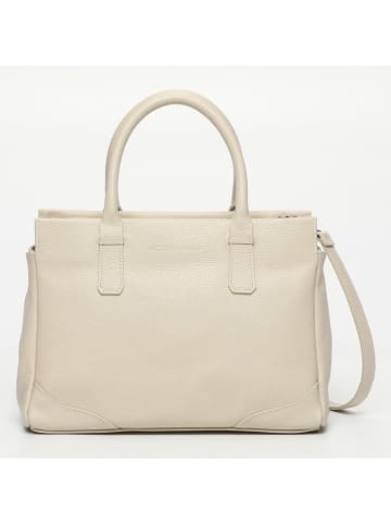 Victor & Hugo Paris Leren handtas "Eve" crème - (B)33 x (H)24 x (D)16 cm