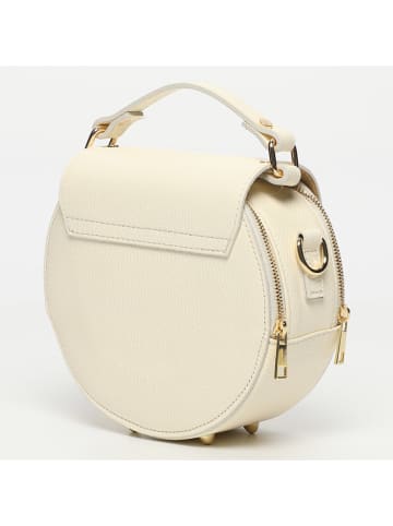 Victor & Hugo Paris Leder-Umhängetasche "Polly" in Creme - (B)22 x (H)16 x (T)8,5 cm