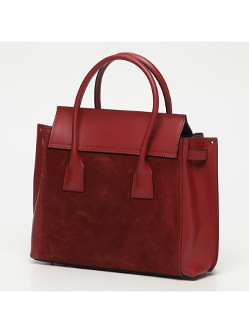 Victor & Hugo Paris Leren handtas "Jane" bordeaux - (B)36 x (H)35 x (D)24 cm