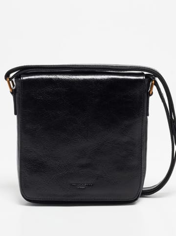 Victor & Hugo Paris Leren schoudertas "Albano" zwart - (B)23 x (H)22 x (D)5 cm