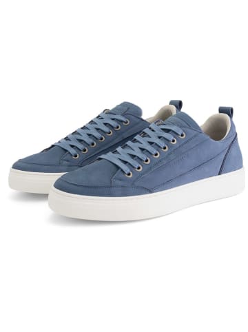 TRAVELIN' Leder-Sneakers "Camber" in Blau