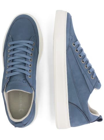TRAVELIN' Leren sneakers "Camber" blauw