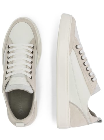TRAVELIN' Leder-Sneakers "Croft" in Weiß/ Beige