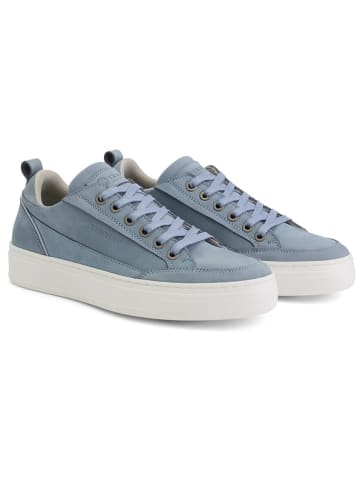 TRAVELIN' Leren sneakers "Cumbria" blauw