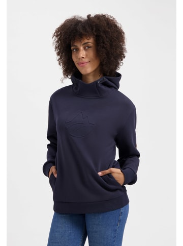 TRAVELIN' Hoodie "Maren" in Dunkelblau