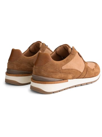 TRAVELIN' Leren sneakers "Newberry" lichtbruin