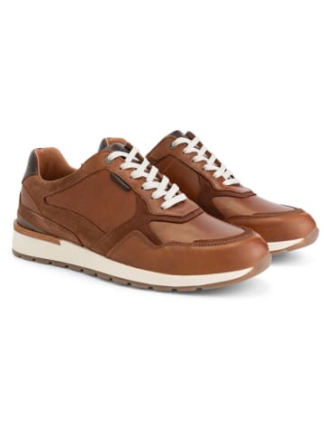 TRAVELIN' Leren sneakers "Northam" lichtbruin
