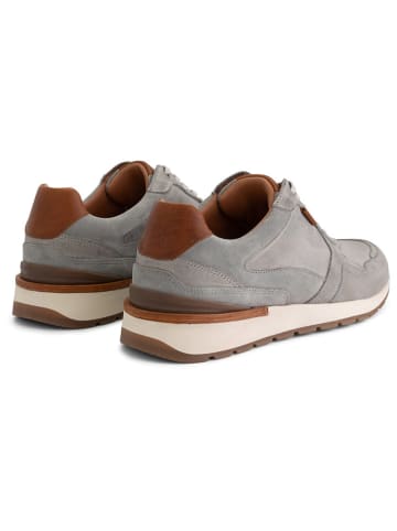TRAVELIN' Leder-Sneakers "Northam" in Grau