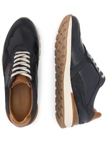 TRAVELIN' Leder-Sneakers "Northam" in Dunkelblau