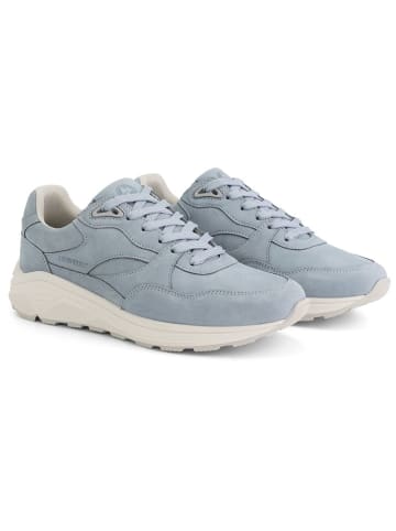 TRAVELIN' Leren sneakers "Rampton" lichtblauw