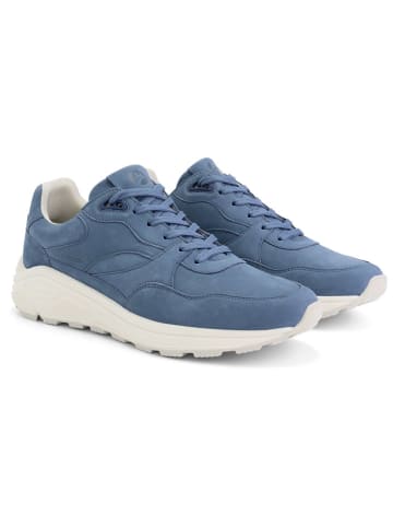 TRAVELIN' Leder-Sneakers "Raunds" in Blau