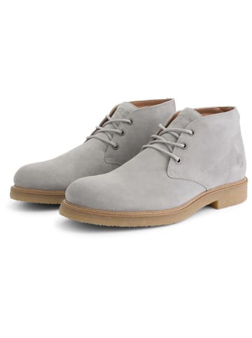 TRAVELIN' Leren veterschoenen "Redhill" grijs