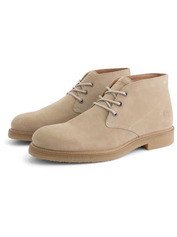 TRAVELIN' Leren veterschoenen "Redhill" beige