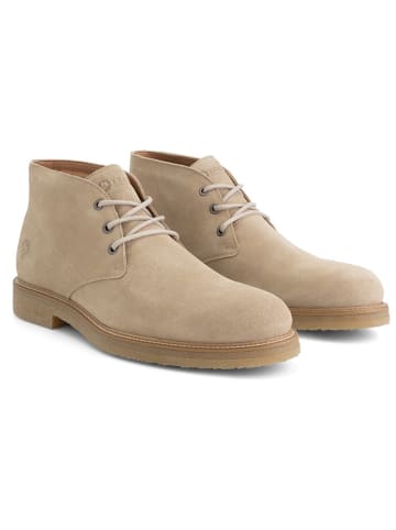 TRAVELIN' Leren veterschoenen "Redhill" beige